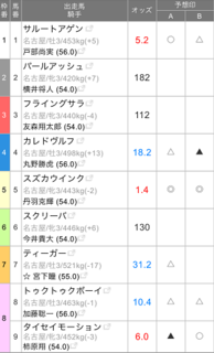 名古屋競馬オッズ